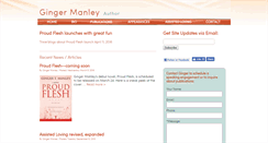 Desktop Screenshot of gingermanley.com